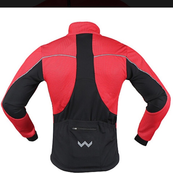 Cycling Red Jacket Arsuxeo Unisex cycling jacket Size XL - Picture 8 of 14